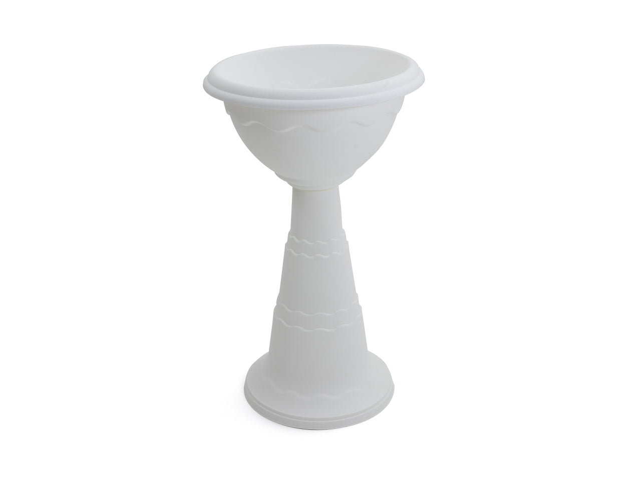 Calice vulcano 72cm bianco 5912