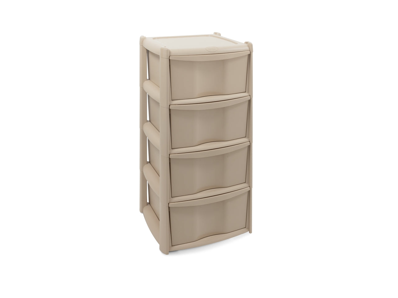 Cassettiera vulcano tortora 4 cassetti 7904