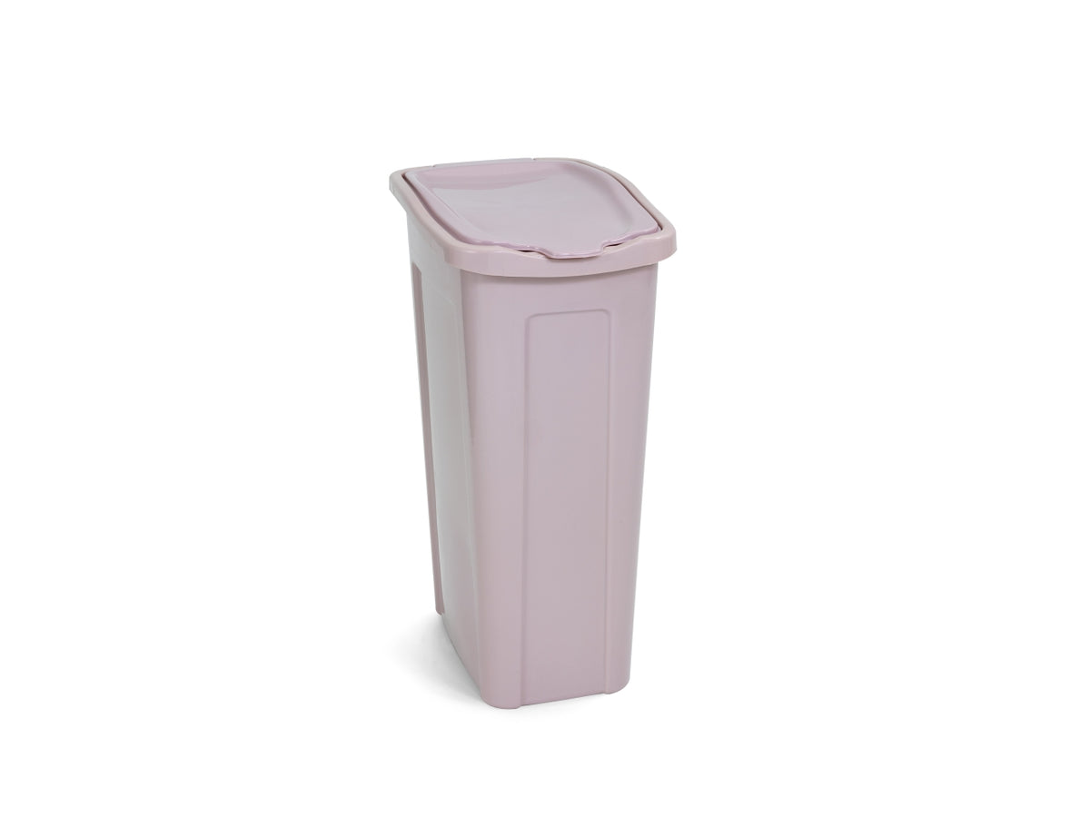 Portabiancheria margherita slim 35lt colore rosa cipria