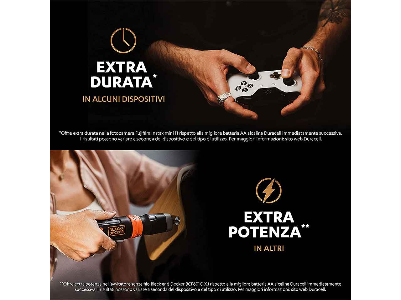 Duracell optimum pila mini stilo aaa b4 4 pezzi 501346