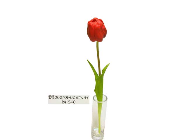 Tulipano rosso 47cm ds000701