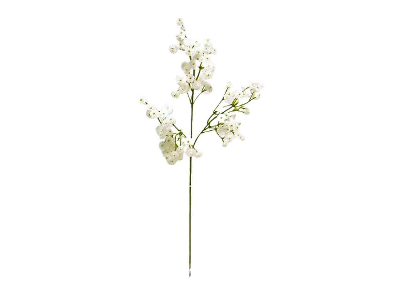 Nebbiolina spruzzata colore crema con 108 fiorellini 52cm