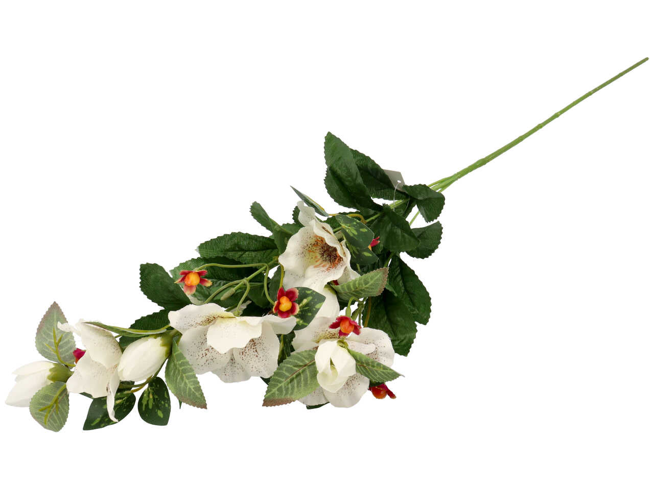 Anemone artificiale stelo semirigido in plastica e ferro 4 colori assortiti 82 cm - Diva