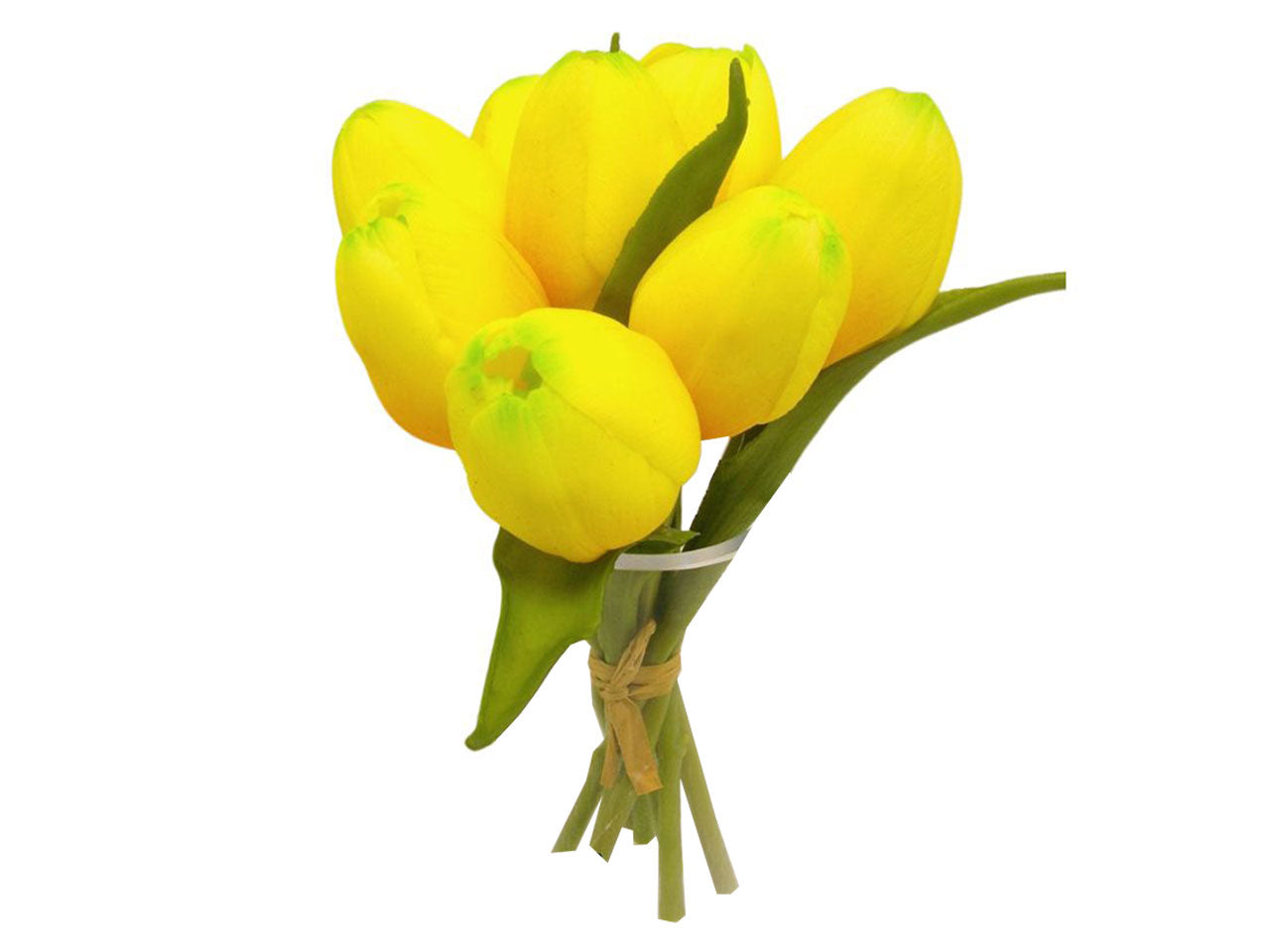 Tulipani mazzo set da 7 tulipani giallo