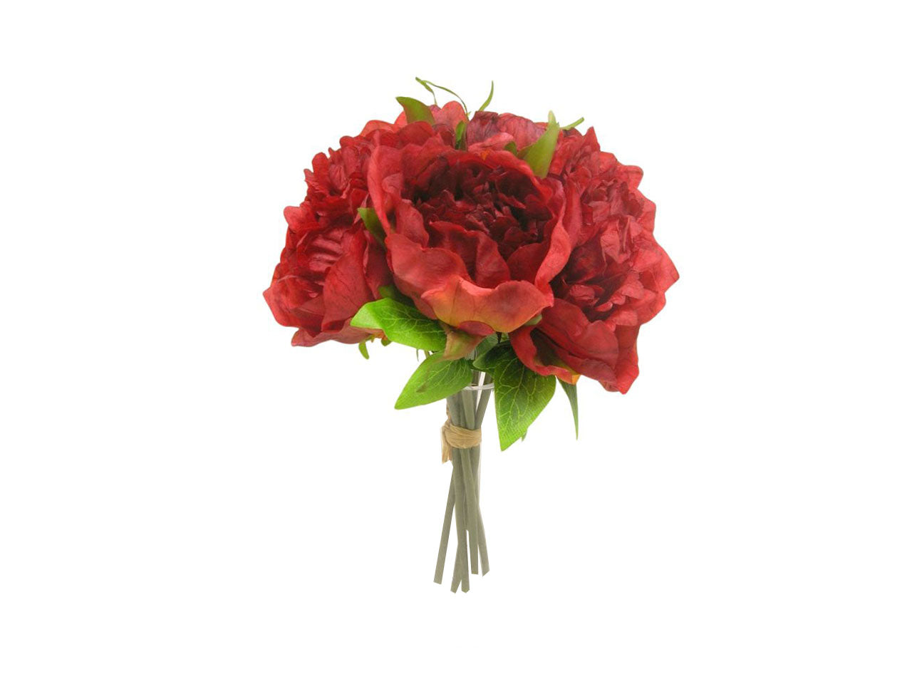 Peonia mazzo rosso