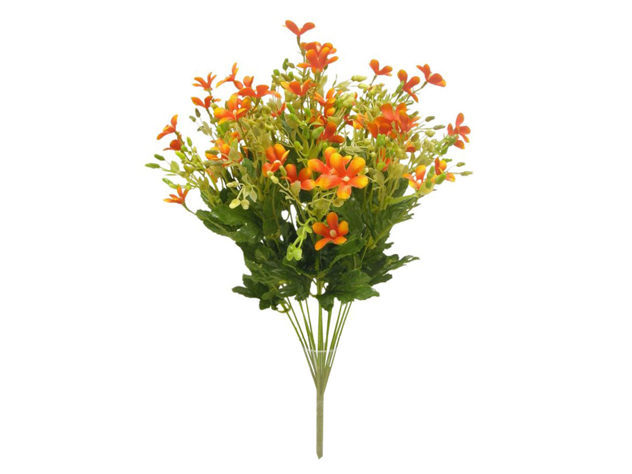 Mazzo di fiori selvatici misto x 13 48cm orange