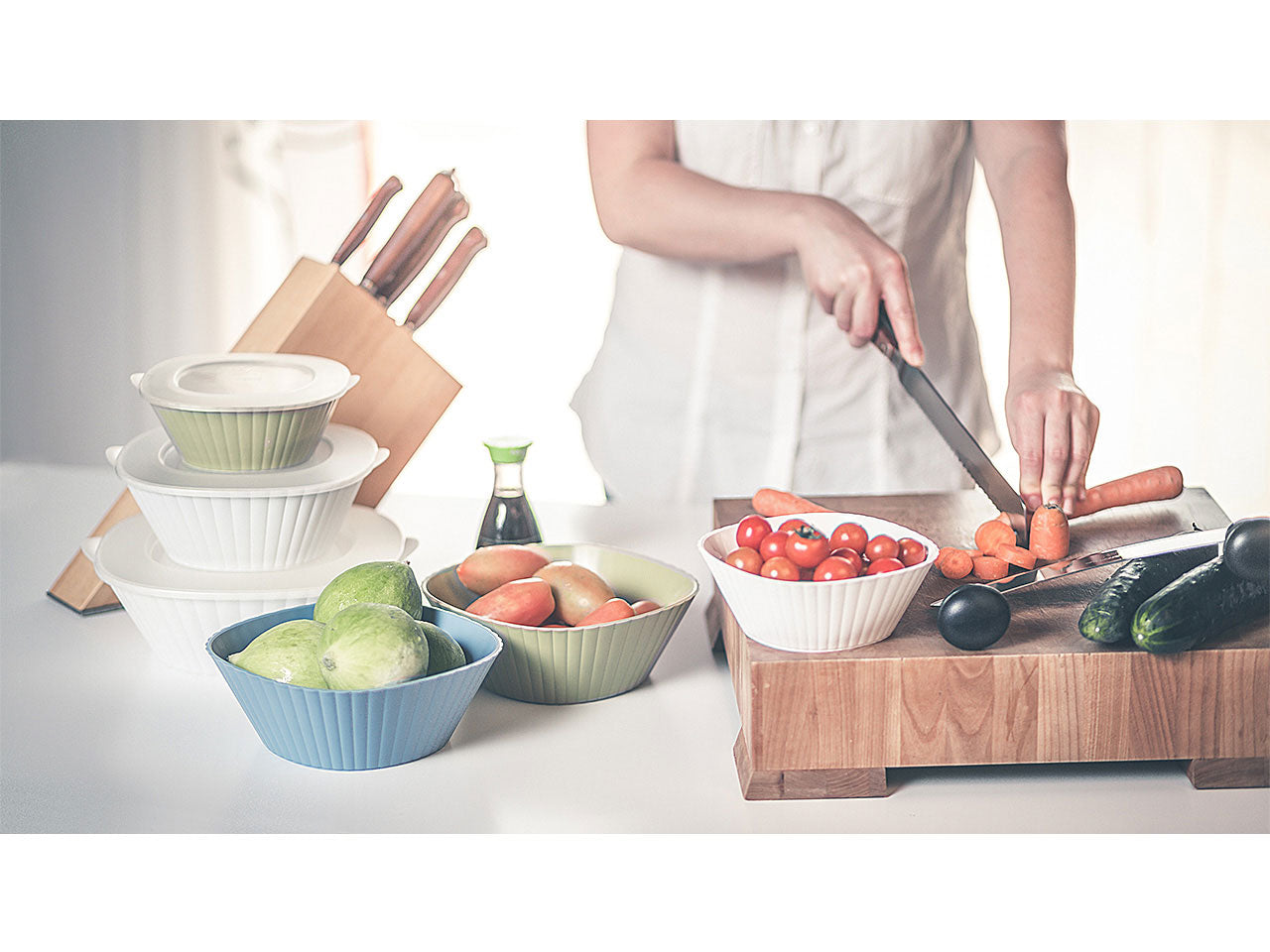 Insalatiera dorica 3 pezzi ass.idt