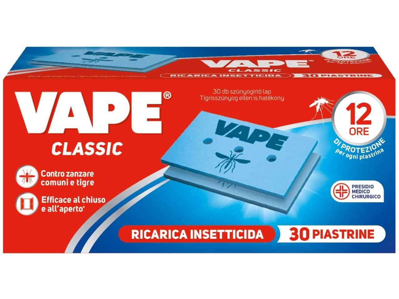 Vape piastrine Classic, confezione da 30 piastrine