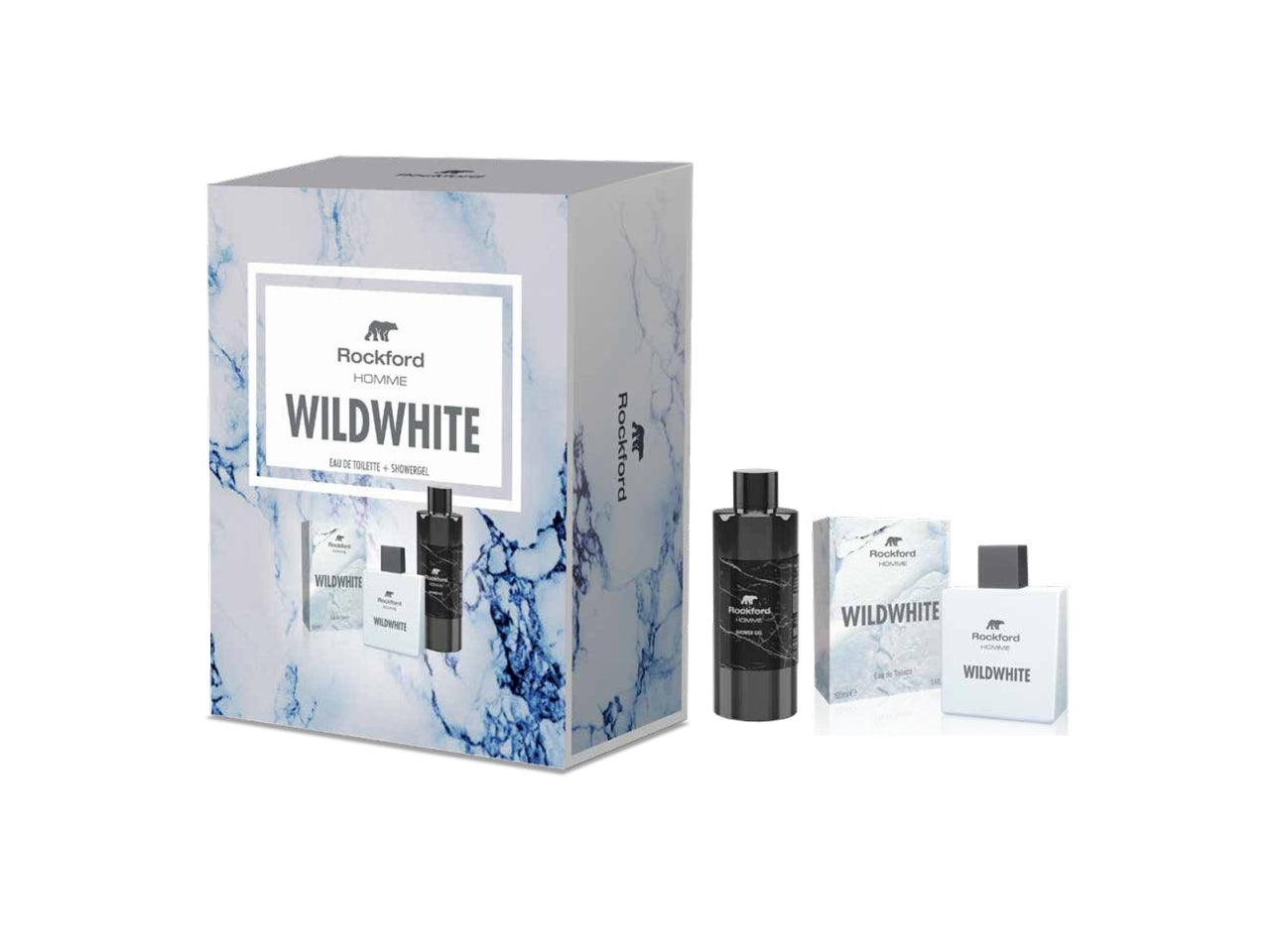 Rockford wildwhite, confezione con edt 100ml + gel doccia 250ml