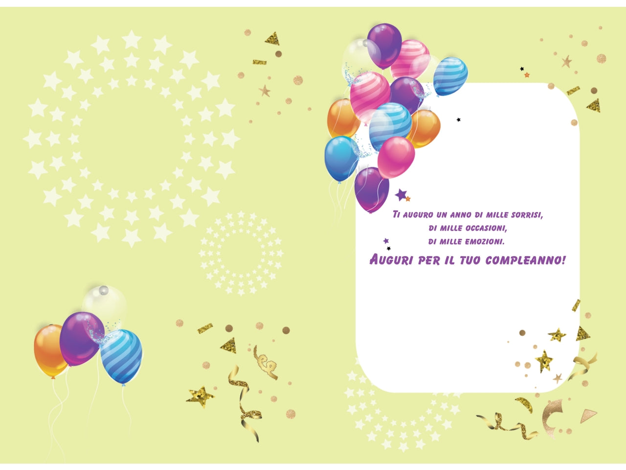 Biglietto doppia rotella