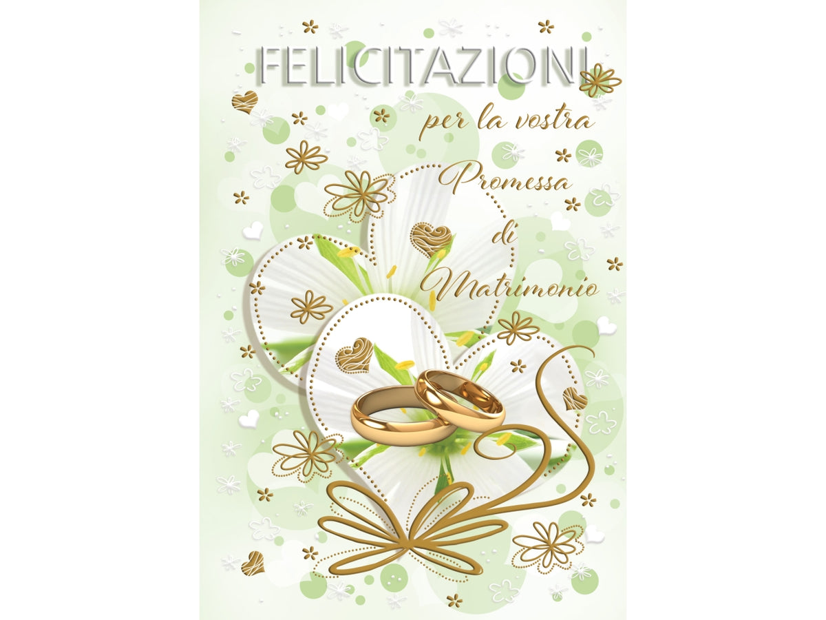 Biglietto promessa matrimonio