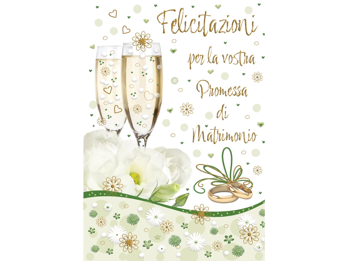 Biglietto promessa matrimonio