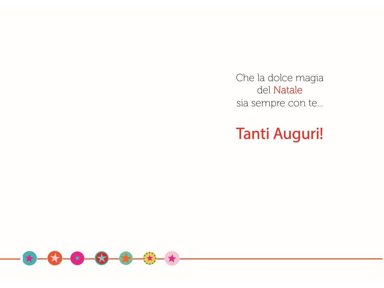 Biglietto buon natale