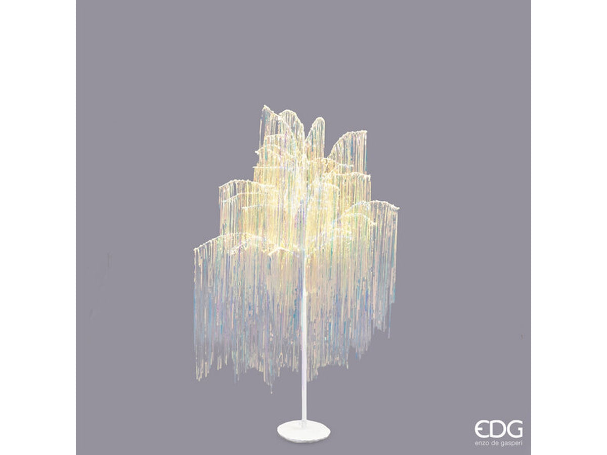 Albero con frange 600microled h.150xd.90cm ip44 colore naturale