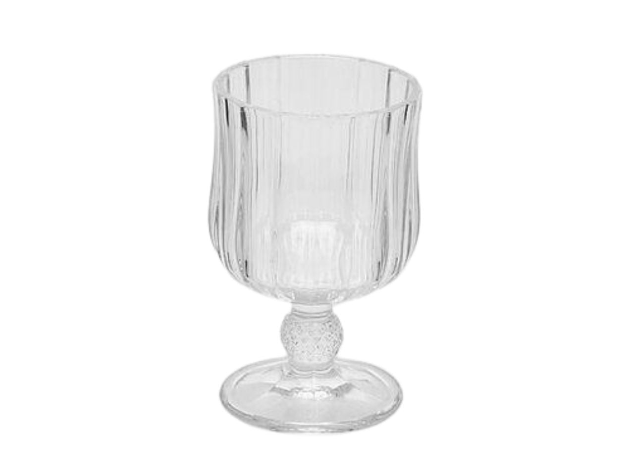 Calice a righe h.11,6xd.7cm