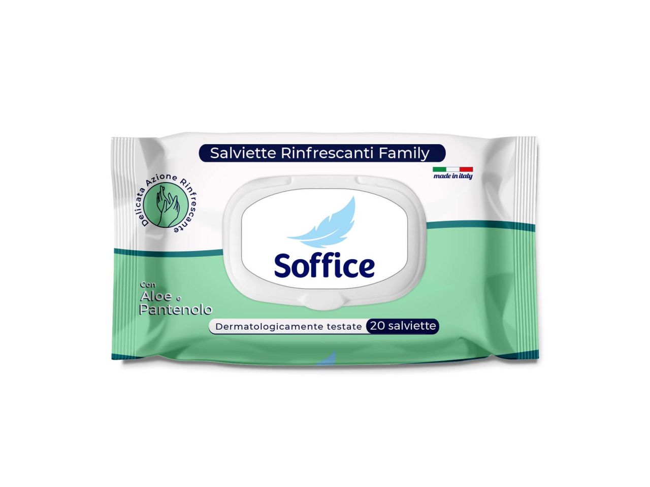 Salviette rinfrescanti family - confezione da 20 salviettine