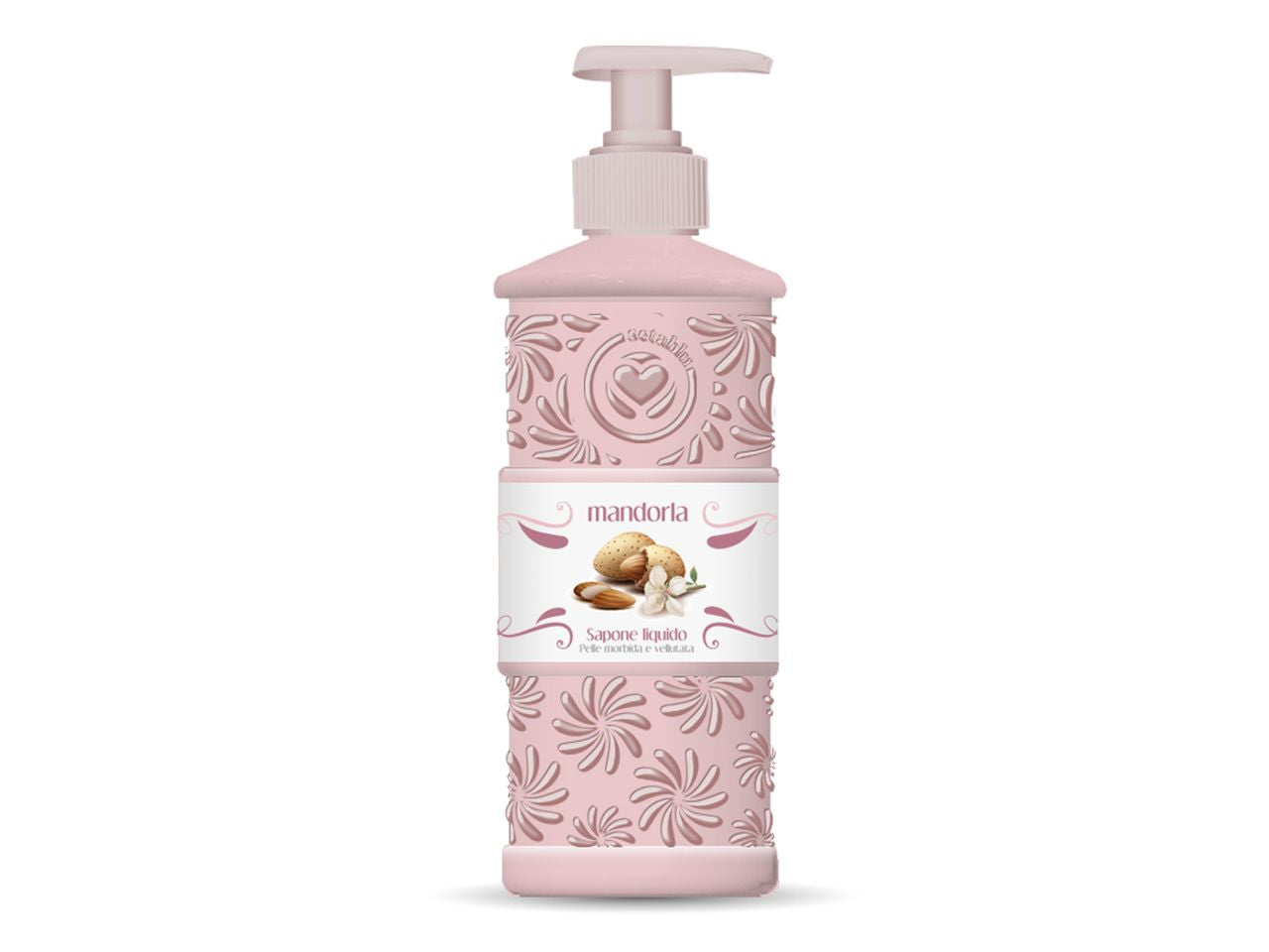 Dispenser sapone liquido mani 500ml mandorle