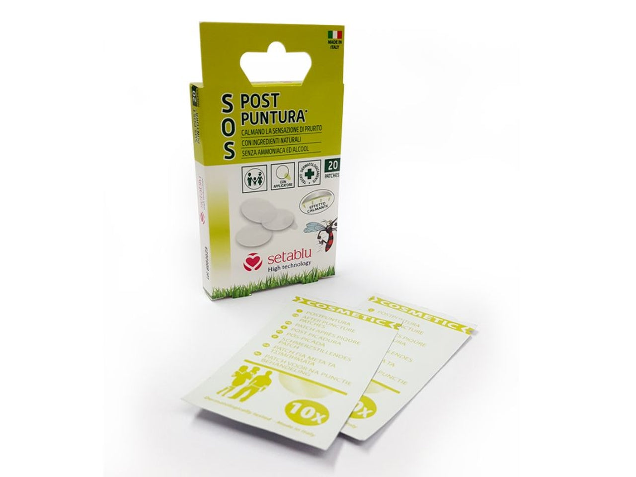 Patch post puntura - la confezione contiene 20 patchs