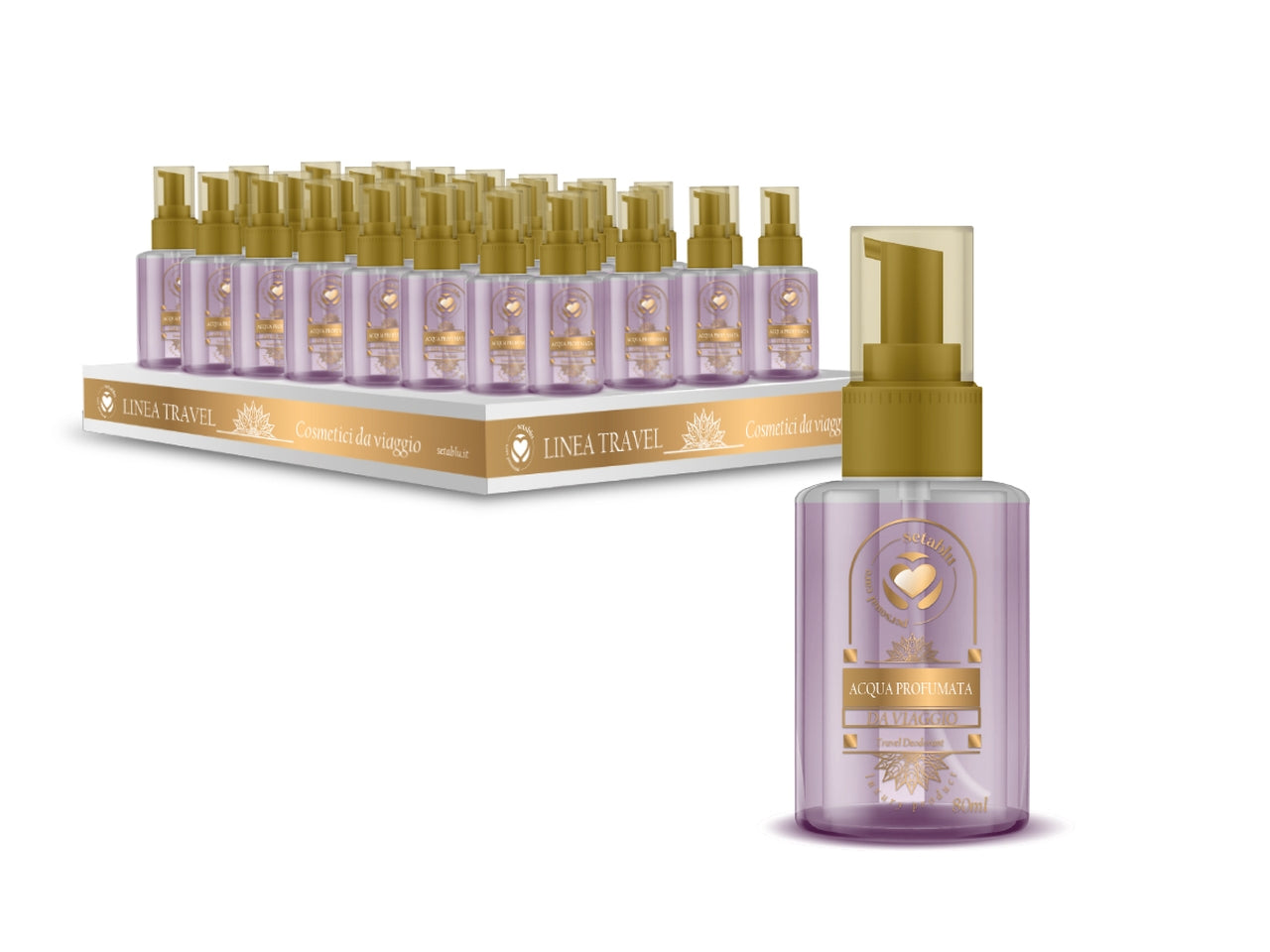 Acqua profumata per corpo formato travel 75ml