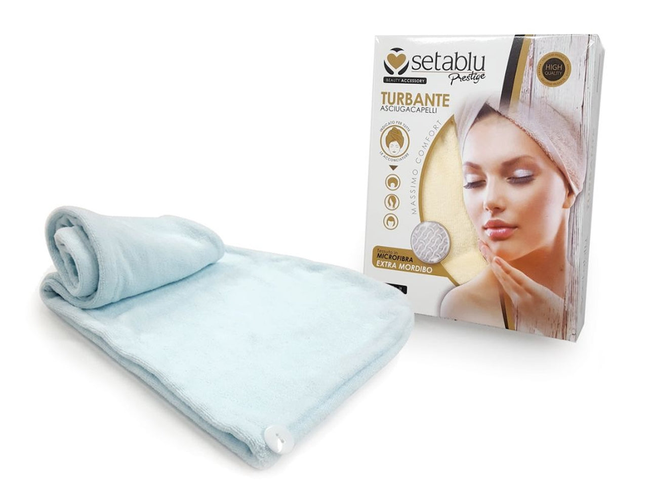 Turbante asciugacapelli prestige