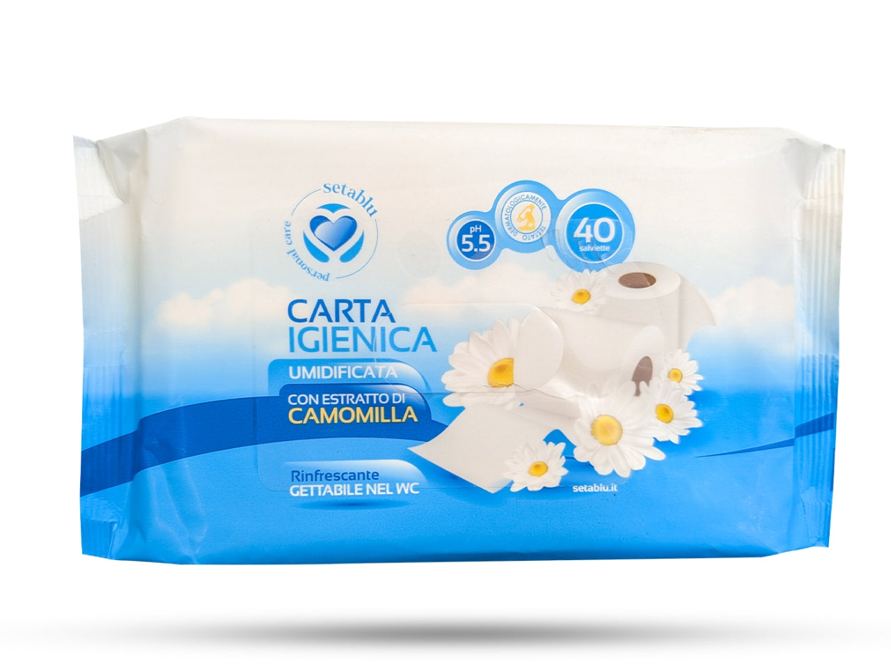 Carta igienica umidificata 40 pezzi