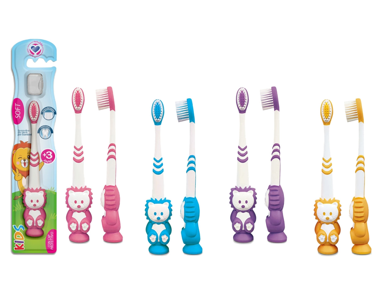 Spazzolino denti baby leone