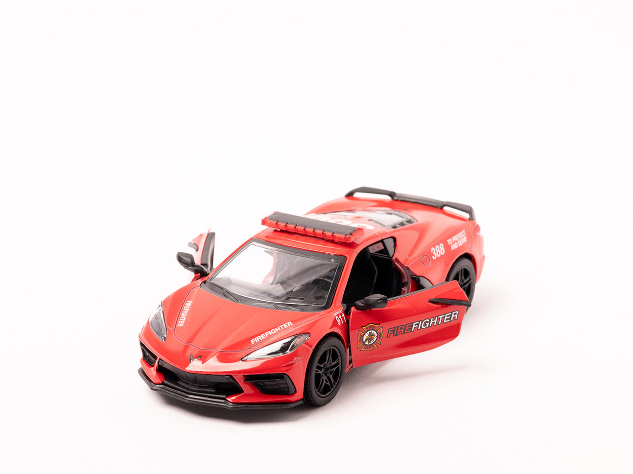 Corvette police firefighter