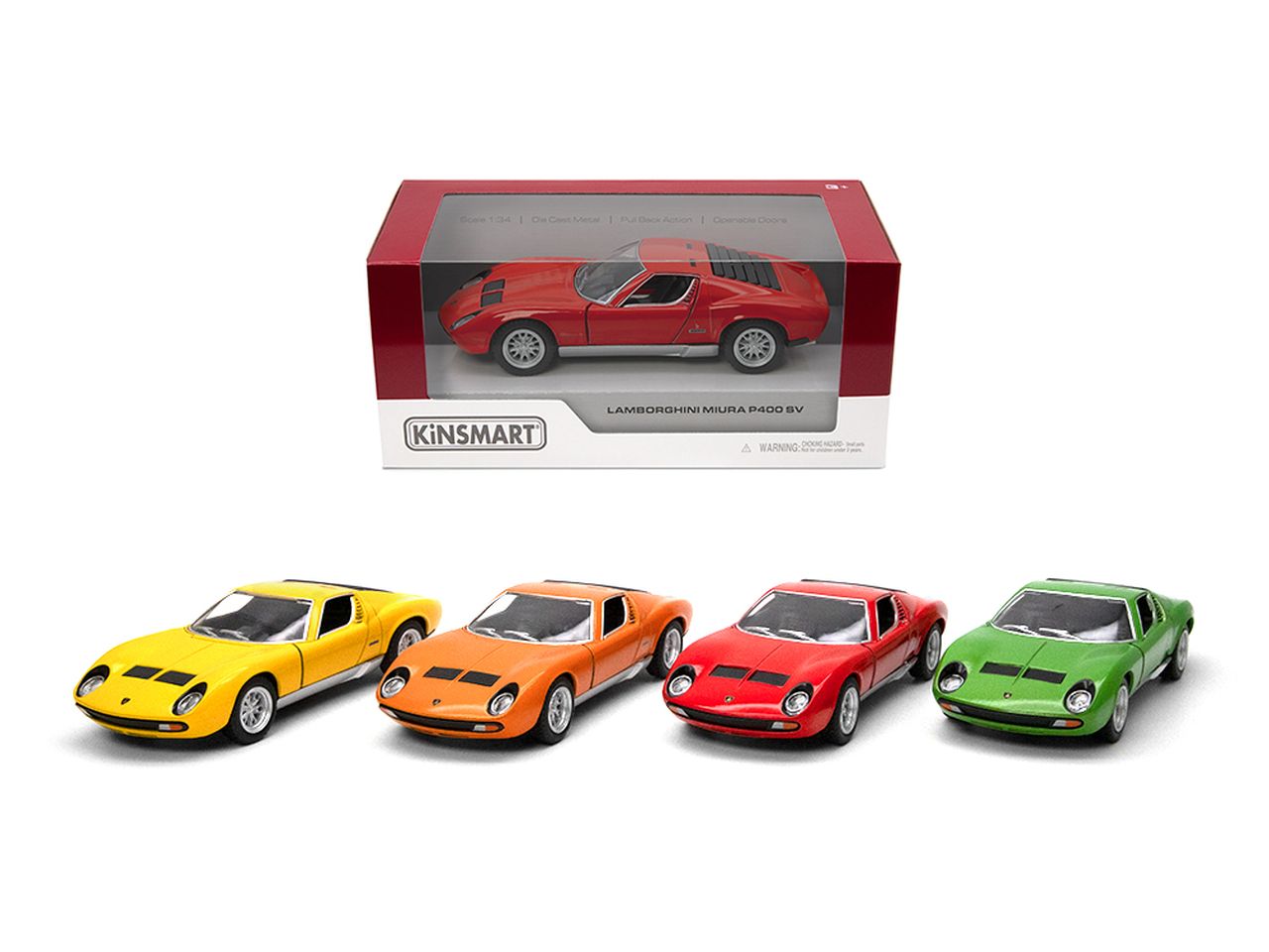 Auto lamborghini miura p400 sv del 1971 modellino