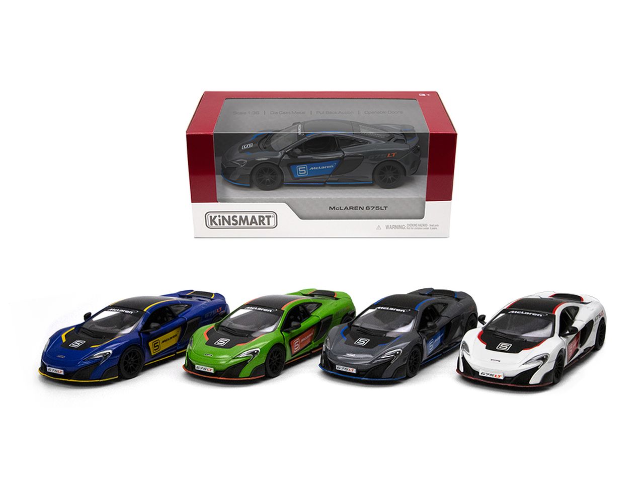 Auto in scala 1:36 mclaren 675lt exclusive edition