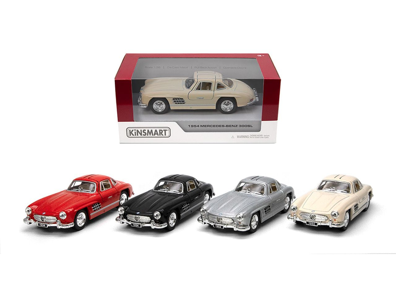 Auto in scala 1:36 1954 mercedes-benz 300sl coupe'