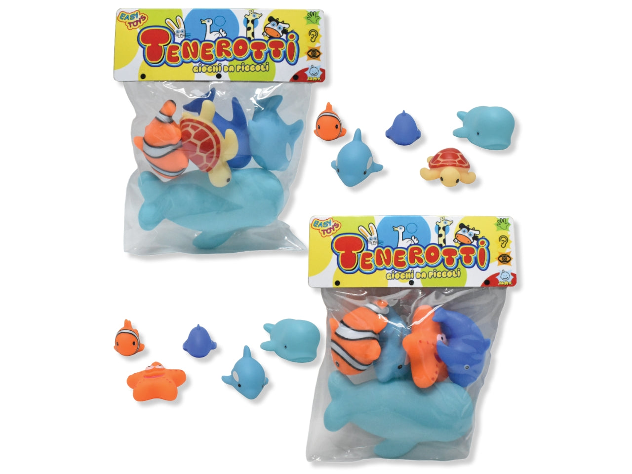 Tenerotti la confezione contiene 5 pesci in 2 assortimenti