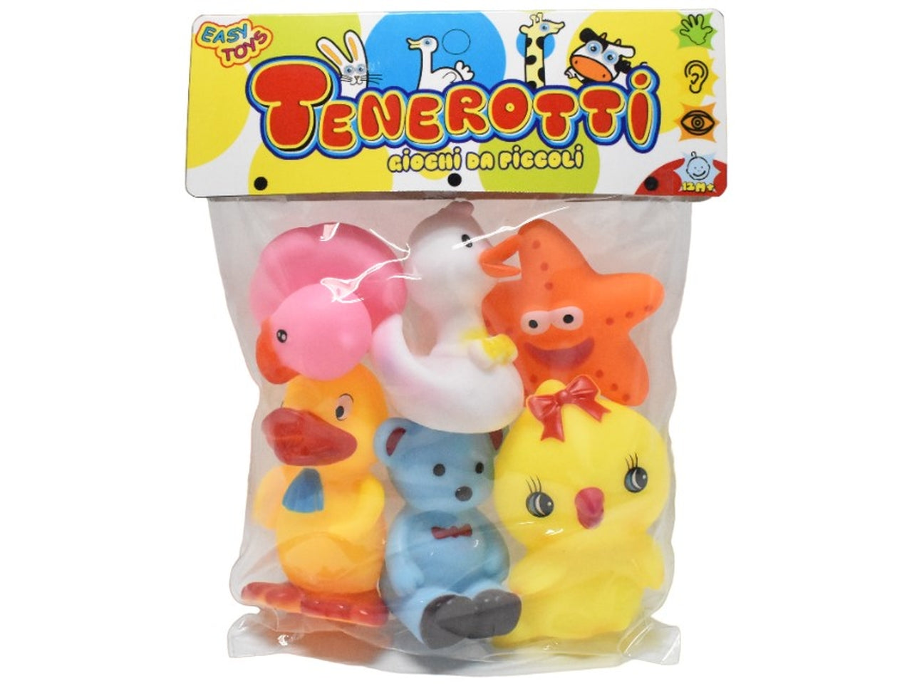 Tenerotti animali - confezione da 6 tenerotti