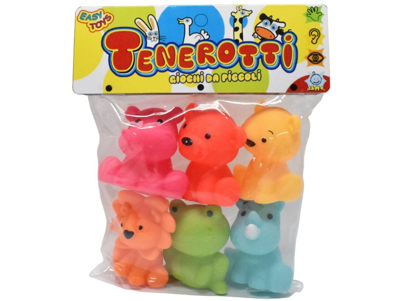Tenerotti animali - confezione da 6 tenerotti