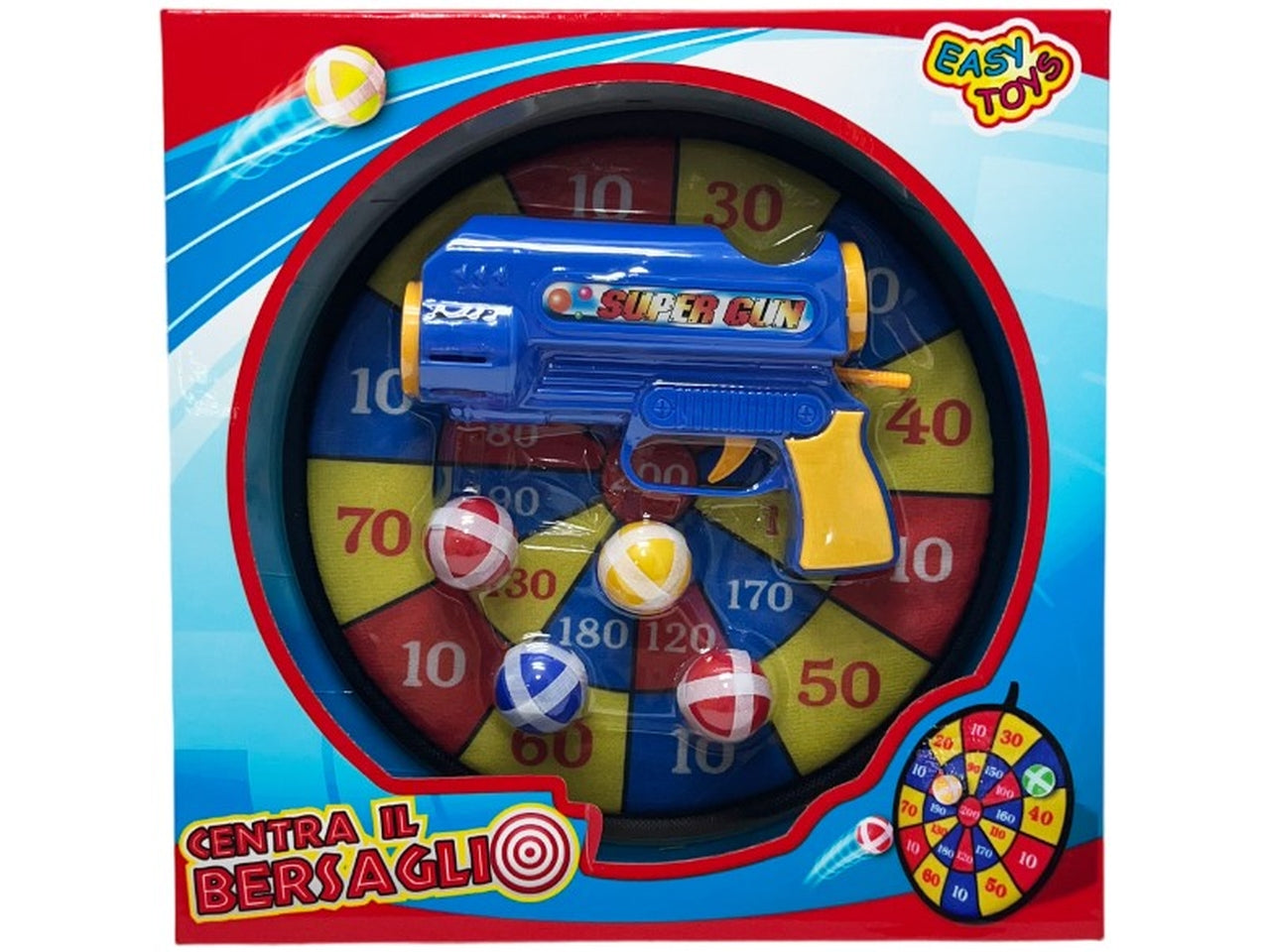 Set centra il bersaglio in scatola