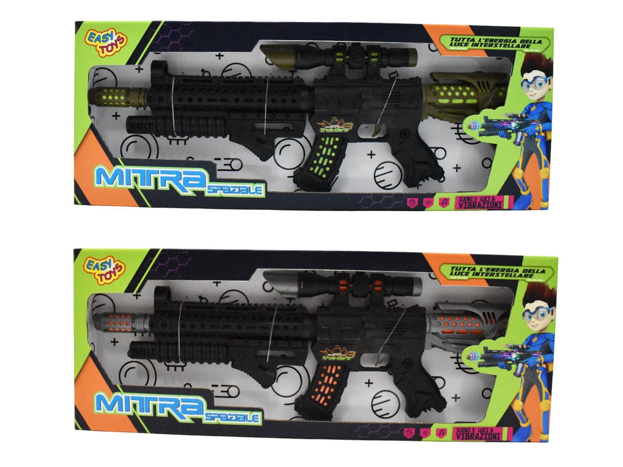 Mitra spaziale batteria luci e suoni