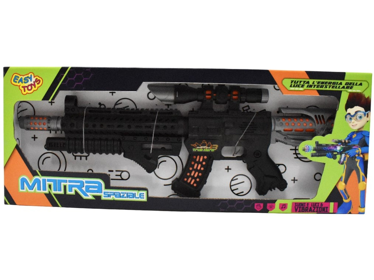 Mitra spaziale batteria luci e suoni