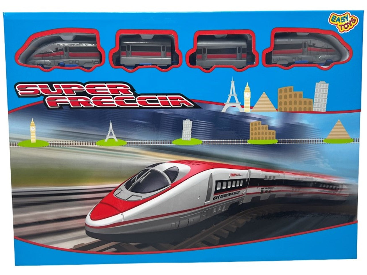 Pista treno super freccia batteria
