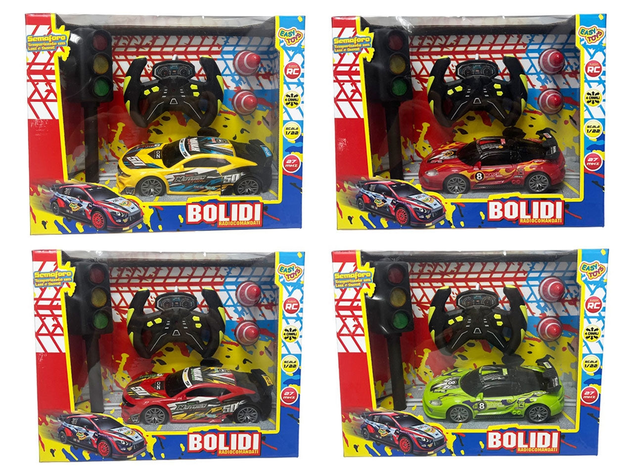 Auto rally radiocomando 1:22 con semaforo