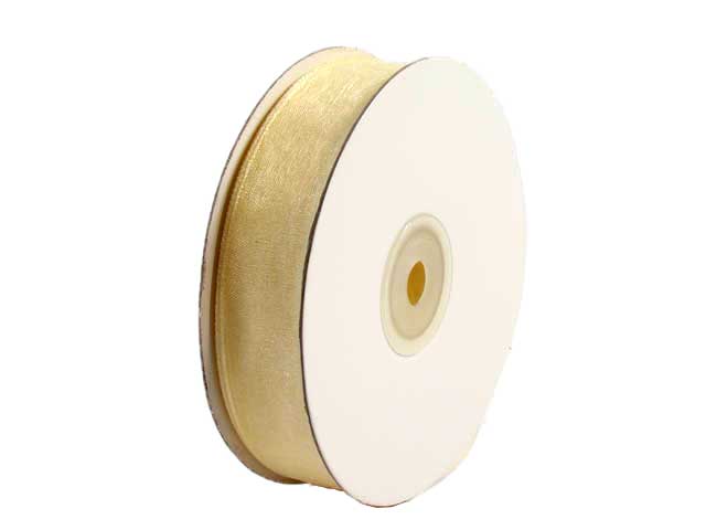 Nastro organza 20mm. 50mt. avorio e2002