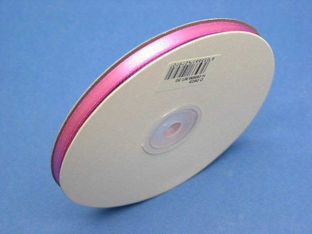 Nastro doppio raso colore fuxia misura 6mmx50mt