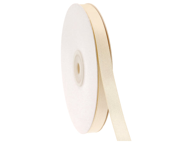 Doppio raso avorio 10mm. 50mt. d1002