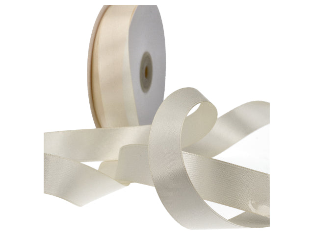 Doppio raso avorio 25mm 50mt. d2502