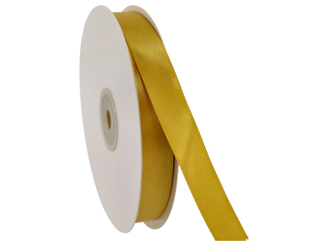 Nastro doppio raso colore oro misura 15mmx50mt