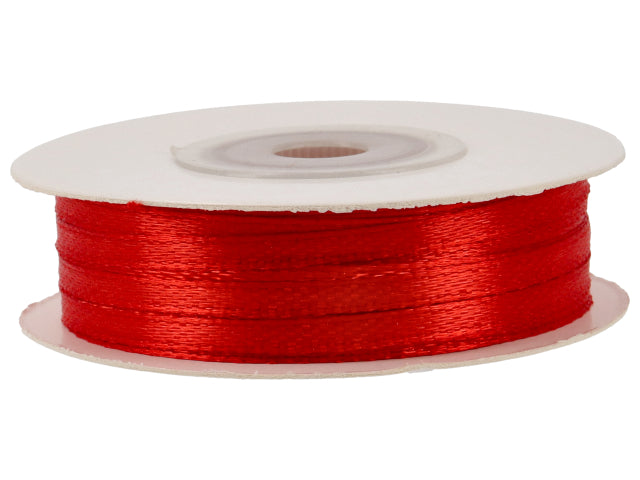 Doppio raso rosso 3mm.50mt. d0316