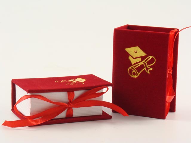 Libro laurea rosso 5,5x8 sc223