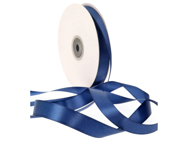 Doppio raso blu 15mm. 50mt. d1519