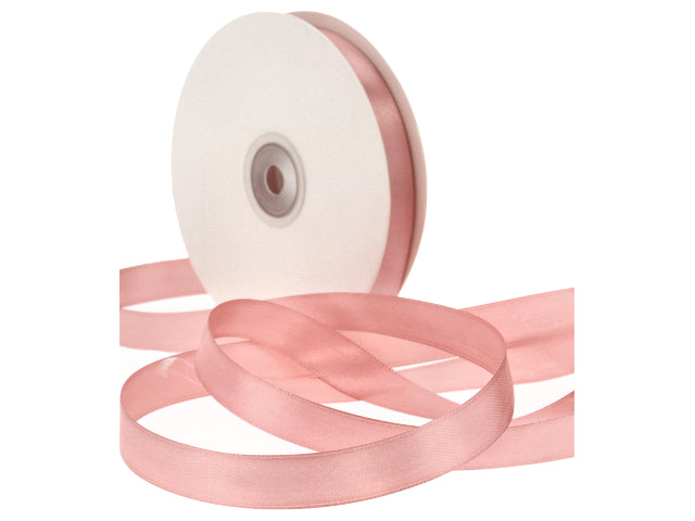 Doppio raso rosa antico 15mm 50mt. d1521