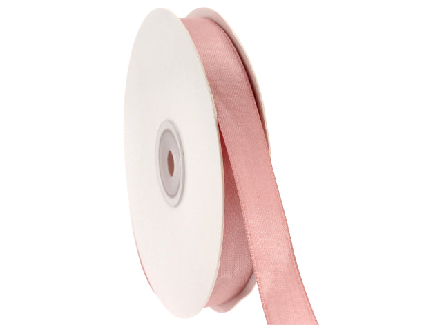 Doppio raso rosa antico 15mm 50mt. d1521