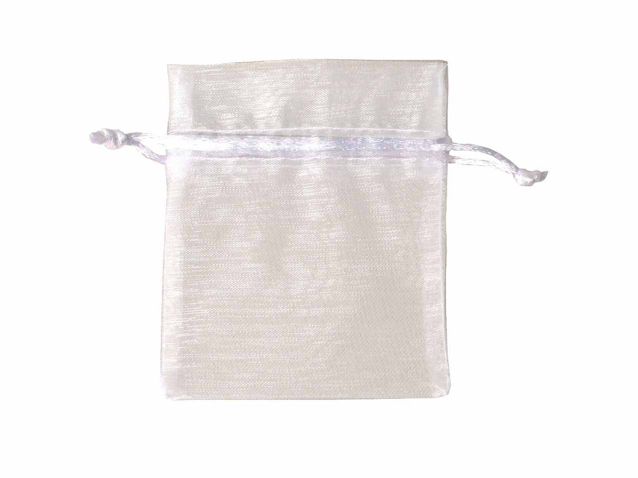 Sacchetto organza 8x10 bia.c0985l