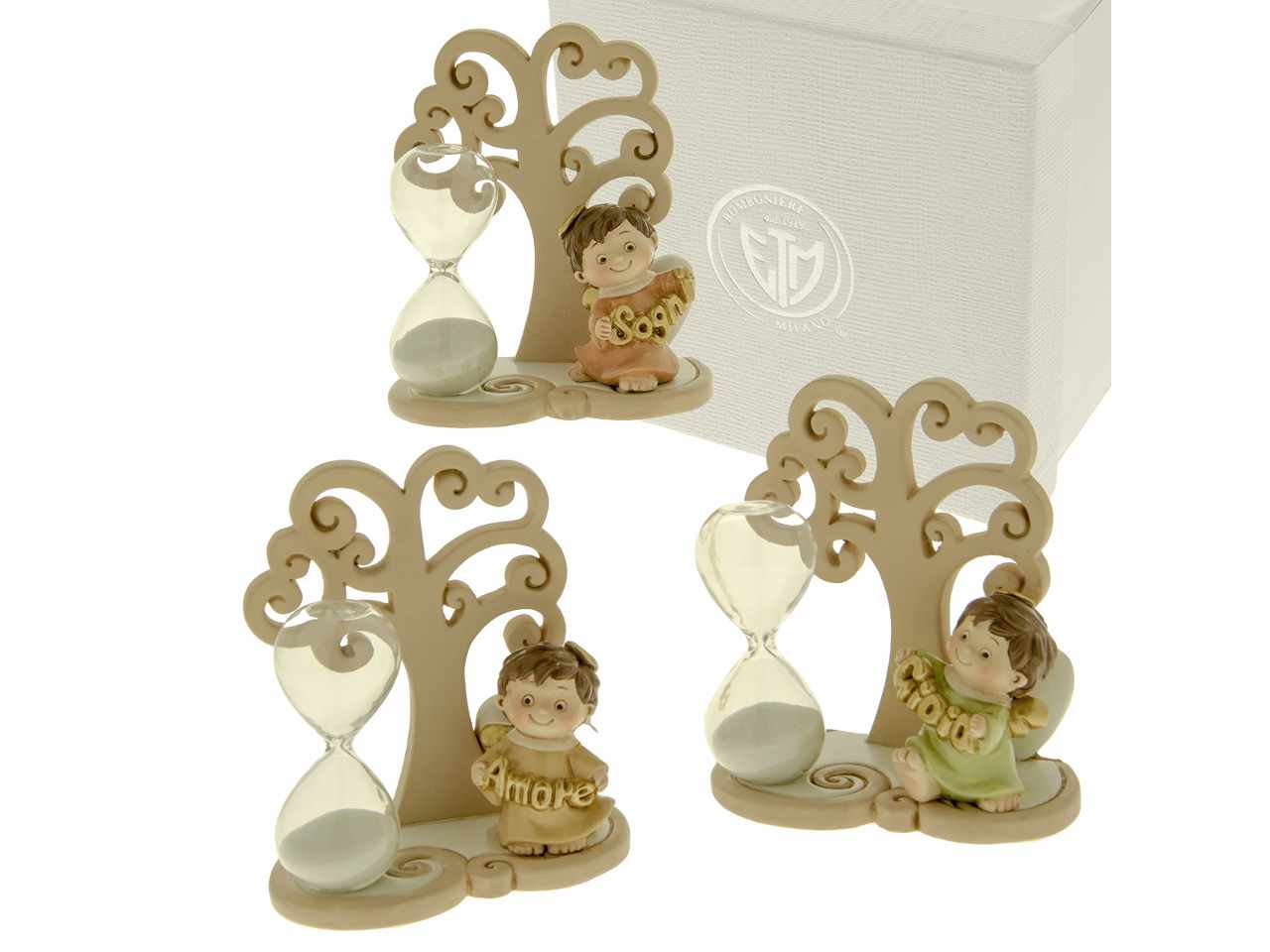 CLESSIDRA DECORATIVA ANGELO FUNNY H10CM